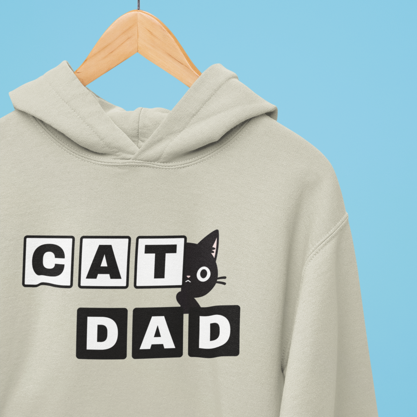 Paw-some Cat Dad Bold Edition Hoodie