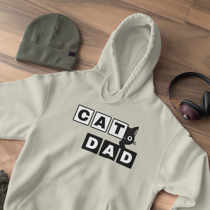 Paw-some Cat Dad Bold Edition Hoodie