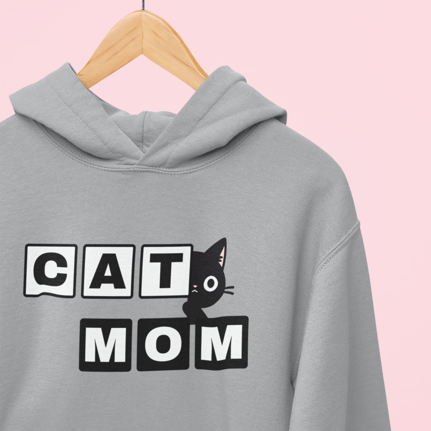 Paw-some Cat Mom Bold Edition Hoodie