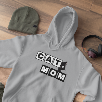 Paw-some Cat Mom Bold Edition Hoodie