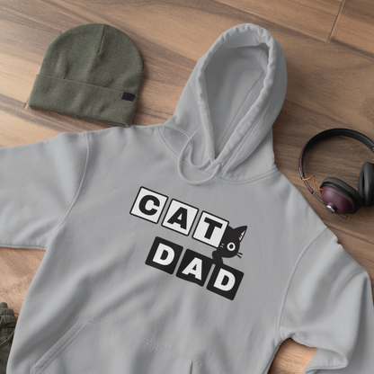 Paw-some Cat Dad Bold Edition Hoodie