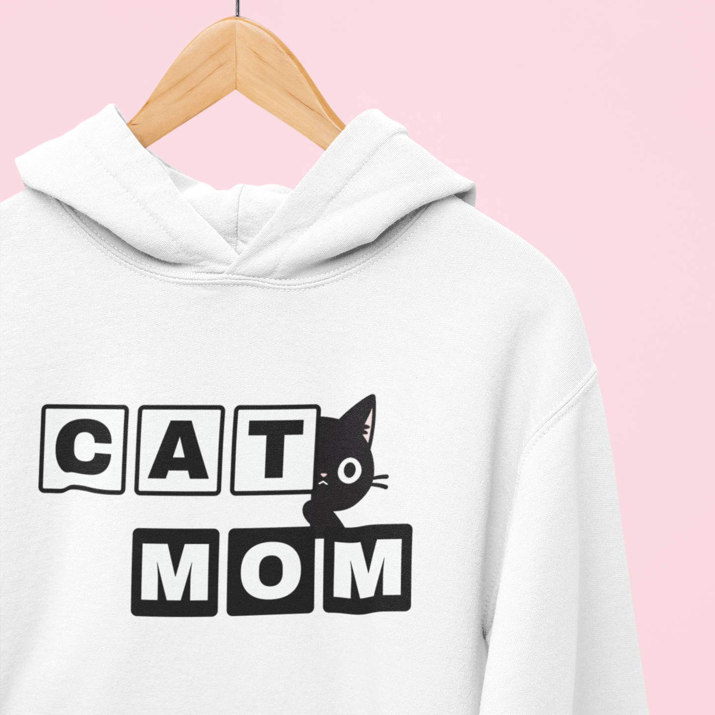 Paw-some Cat Mom Bold Edition Hoodie