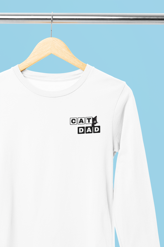 Paw-some Cat Dad Long Sleeve Tee