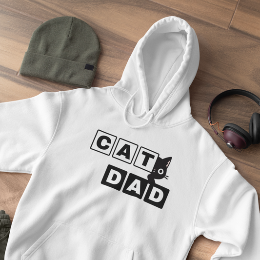 Paw-some Cat Dad Bold Edition Hoodie