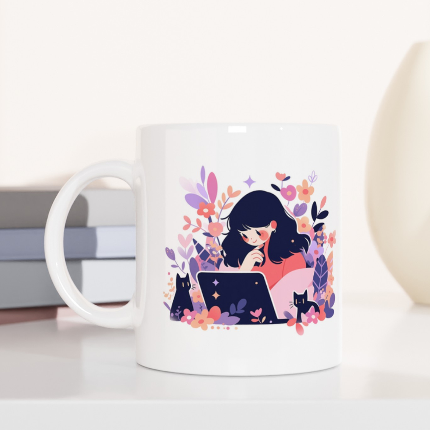 Meowtivation Bloom Coffee Mug