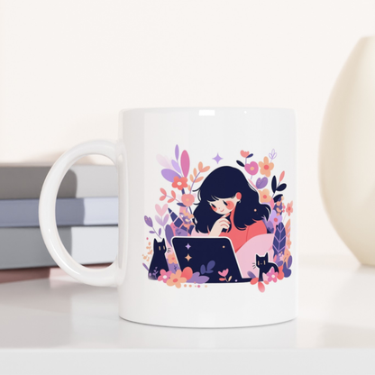 Meowtivation Bloom Coffee Mug