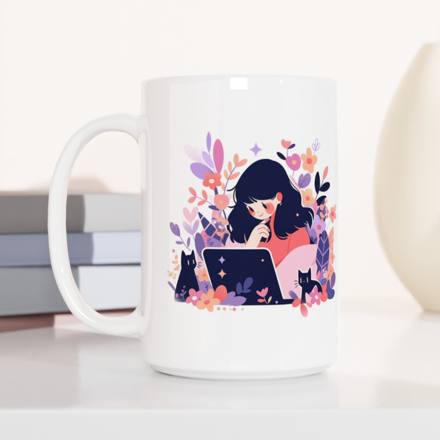 Meowtivation Bloom Coffee Mug