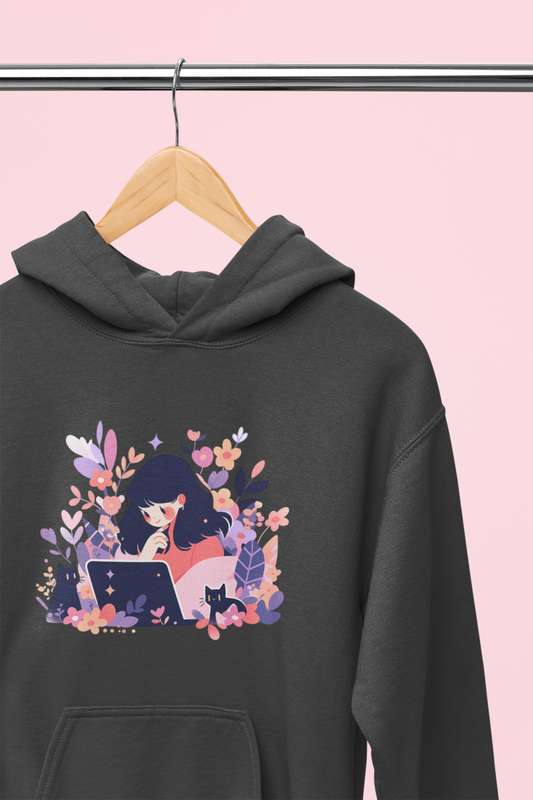 Meowtivation Bloom Hoodie