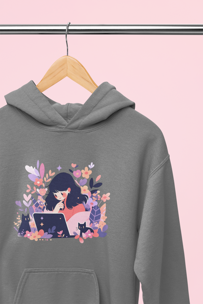 Meowtivation Bloom Hoodie