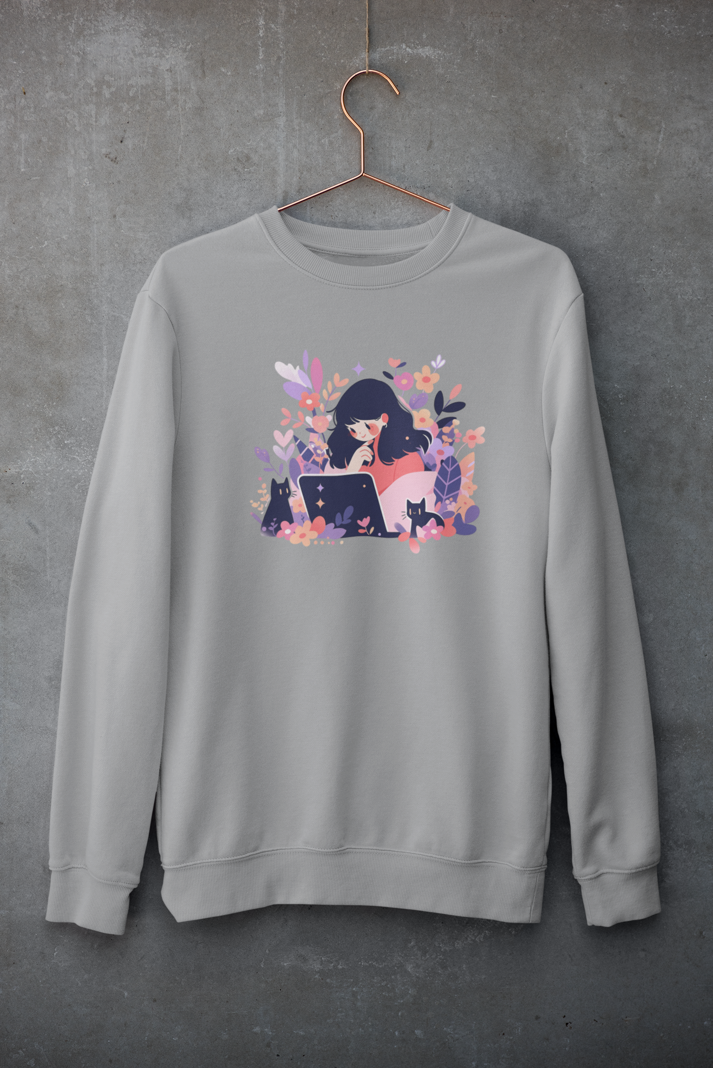 Meowtivation Bloom Sweatshirt