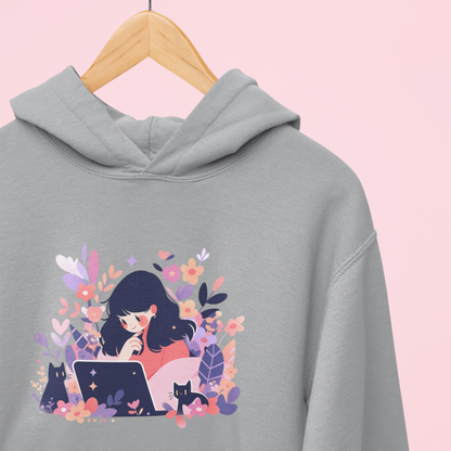 Meowtivation Bloom Hoodie