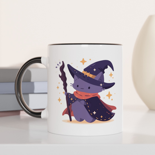 Paws of the Wizard 11oz Ceramic Two Tone Mug