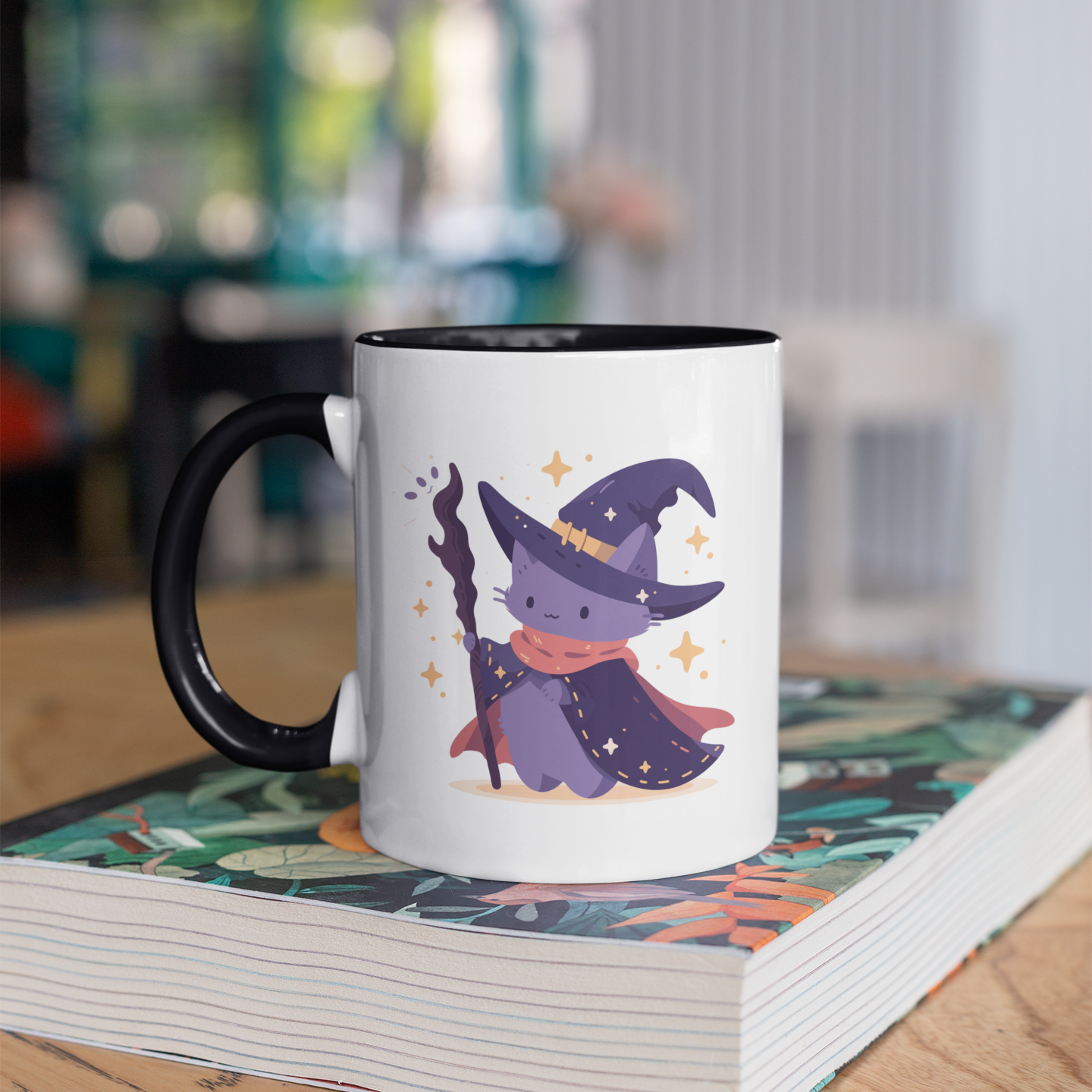 Paws of the Wizard 11oz Ceramic Two Tone Mug