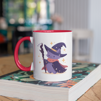 Paws of the Wizard 11oz Ceramic Two Tone Mug