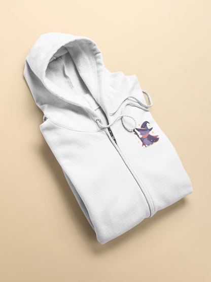 Paws of the Wizard Zip Hoodie
