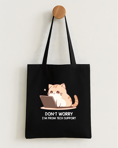 Tech Support Kitty Classic Tote Bag