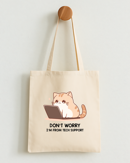 Tech Support Kitty Classic Tote Bag