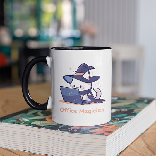 Office Magician 11oz Ceramic Two Tone Mug