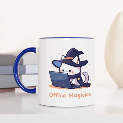 Office Magician 11oz Ceramic Two Tone Mug