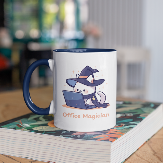 Office Magician 11oz Ceramic Two Tone Mug