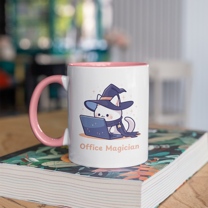 Office Magician 11oz Ceramic Two Tone Mug