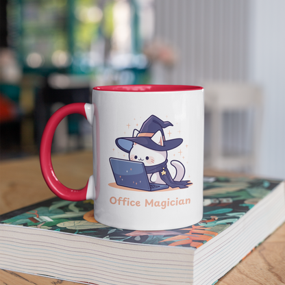 Office Magician 11oz Ceramic Two Tone Mug