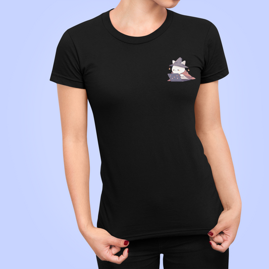 Wizard of C.A.T. (Code and Tech) Women’s Slim Fit Tee
