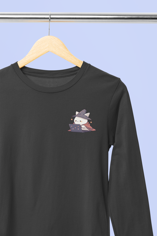 Wizard of C.A.T. (Code and Tech) Longsleeve Tee