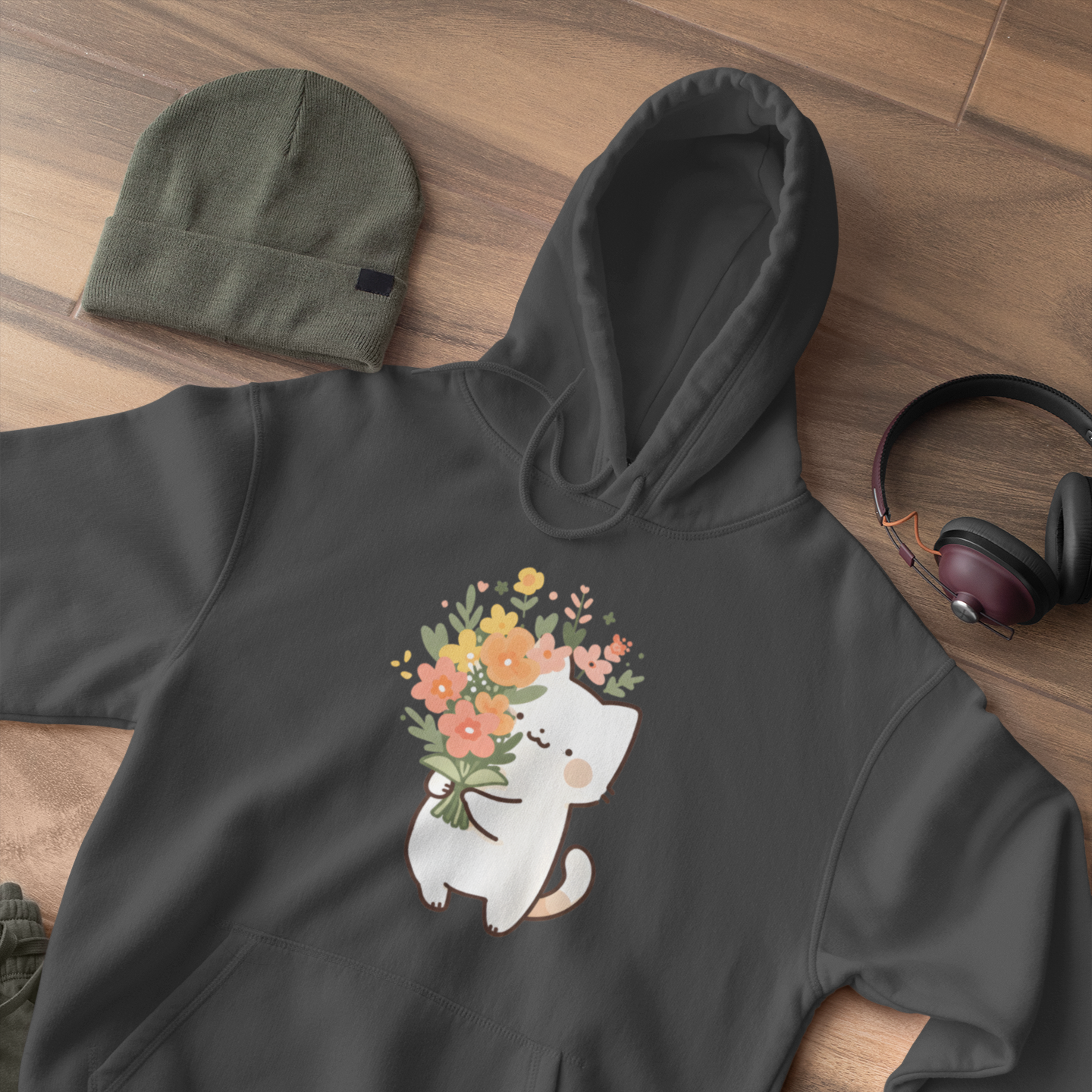 Meowquet of Love Hoodie