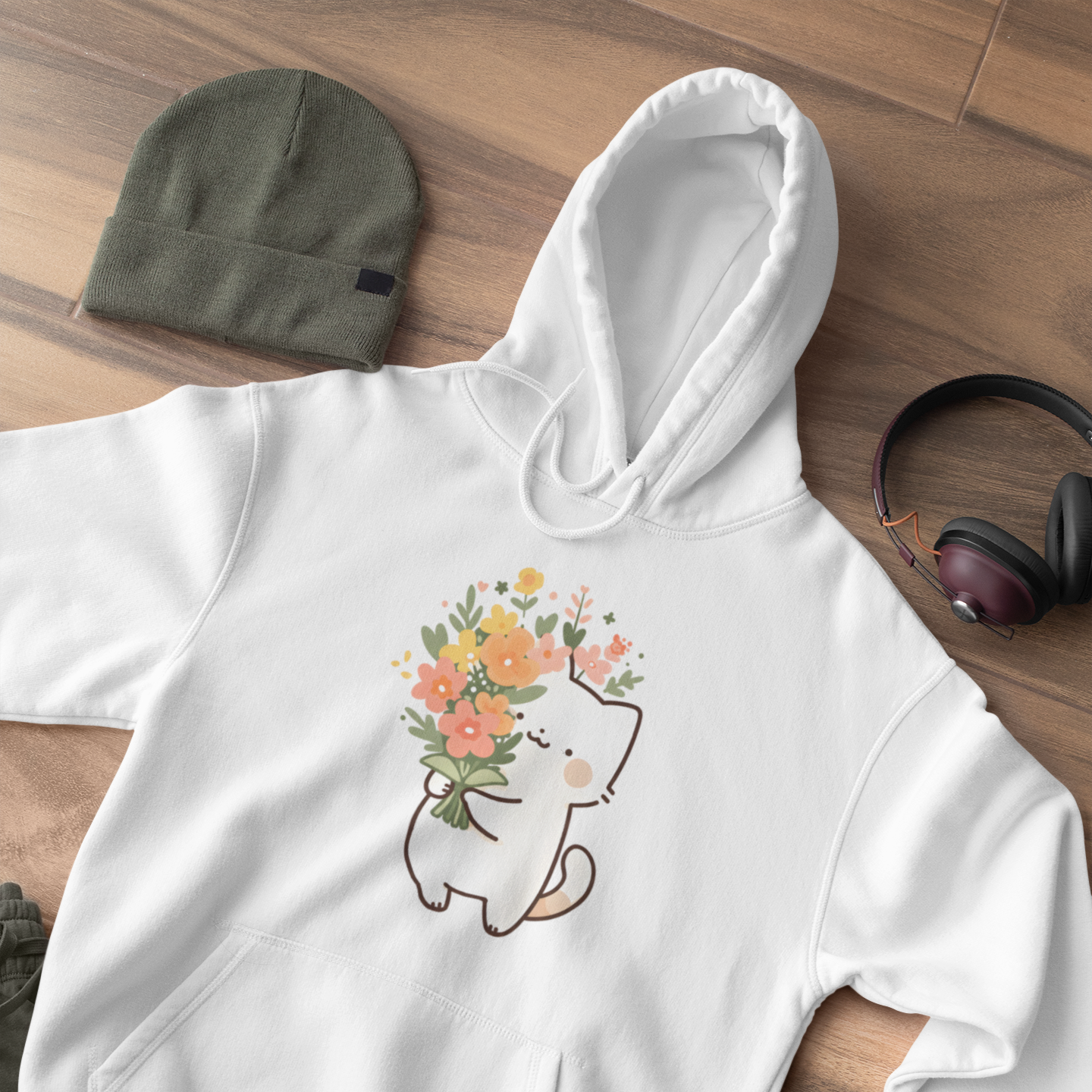 Meowquet of Love Hoodie