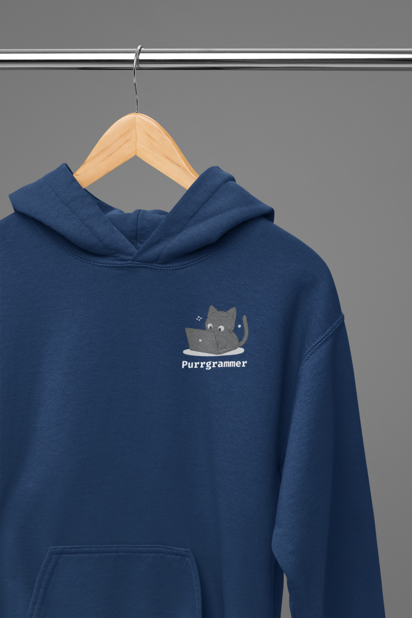 Purrgrammer Pocket Style Hoodie