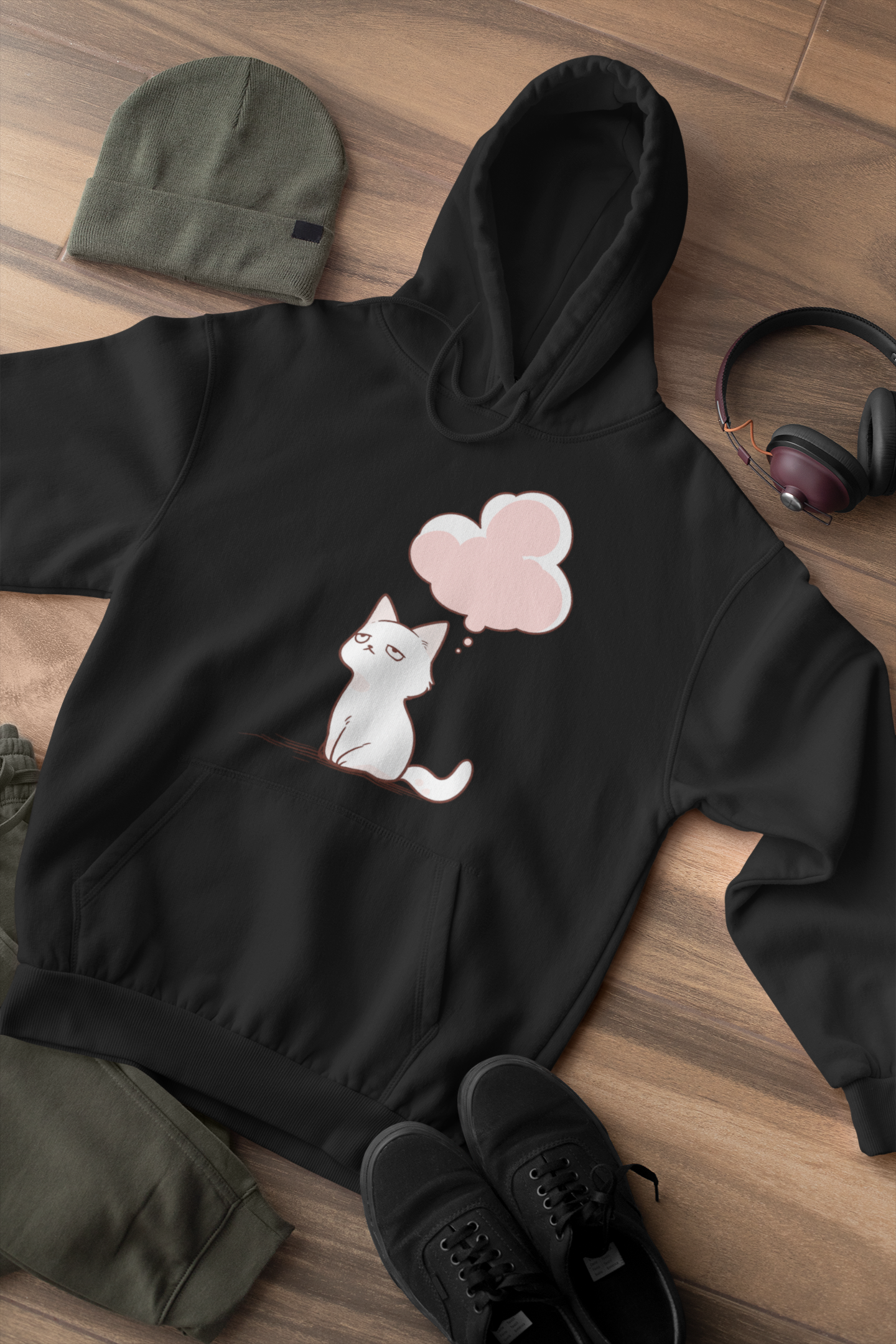 Processing... Cat Thoughts Hoodie