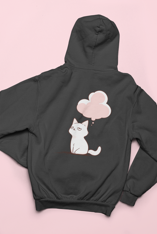 Processing... Cat Thoughts Zip Hoodie