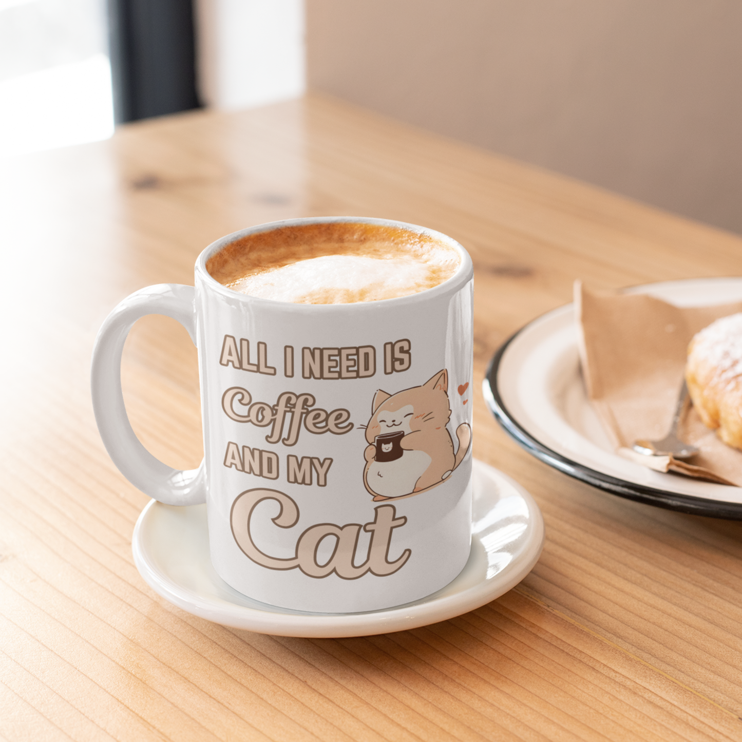 All I Need Is Coffee and My Cat Coffee Mug