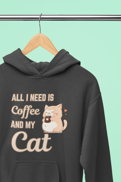 All I Need Is Coffee and My Cat Hoodie