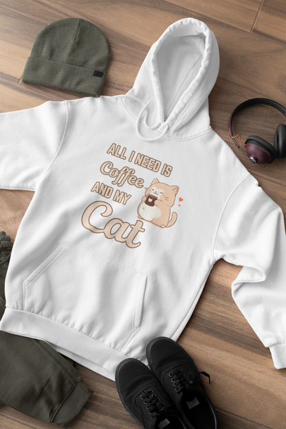 All I Need Is Coffee and My Cat Hoodie