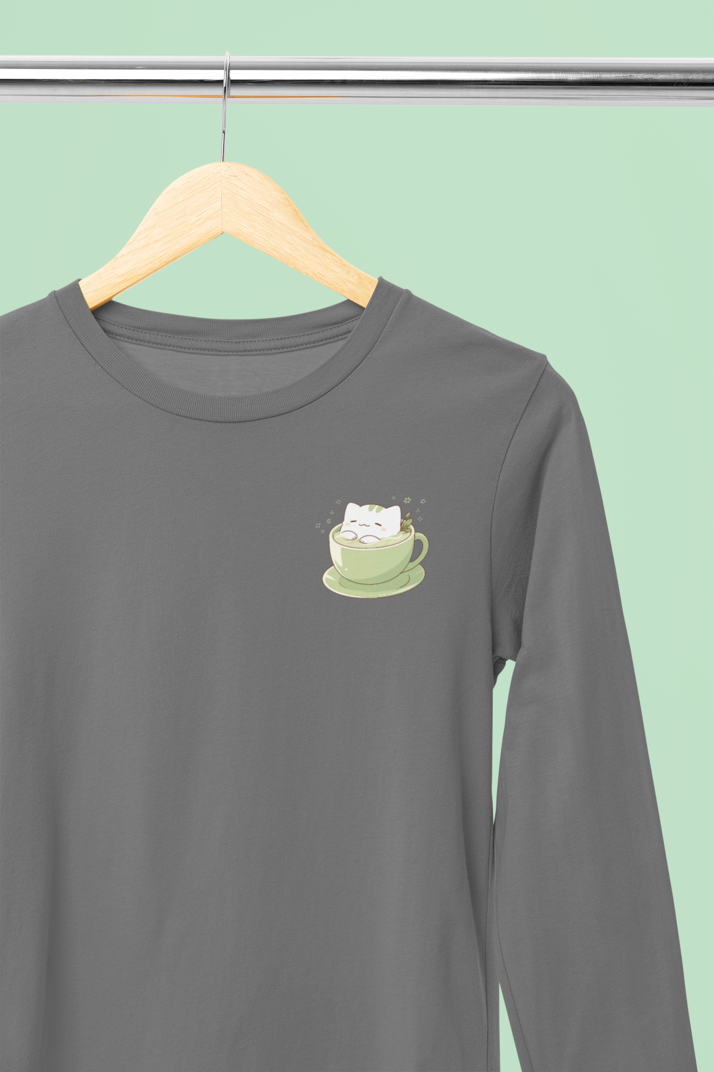 Matcha Meow Moments Long Sleeve Tee