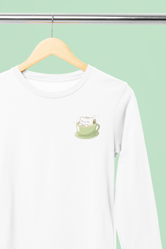 Matcha Meow Moments Long Sleeve Tee