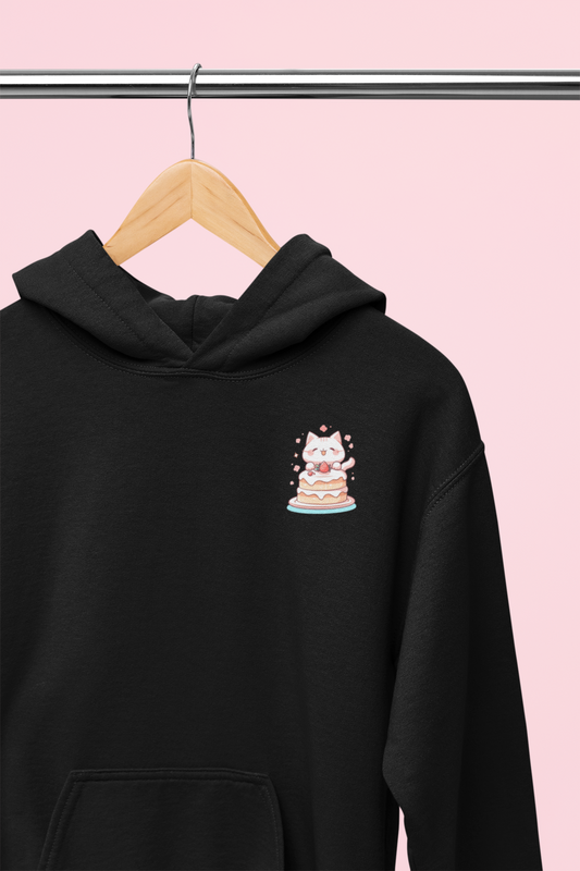 Strawberry Cake Cat Hoodie