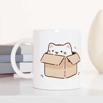 Inbox Kitty Coffee Mug