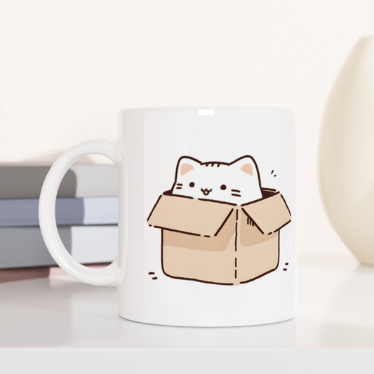 Inbox Kitty Coffee Mug