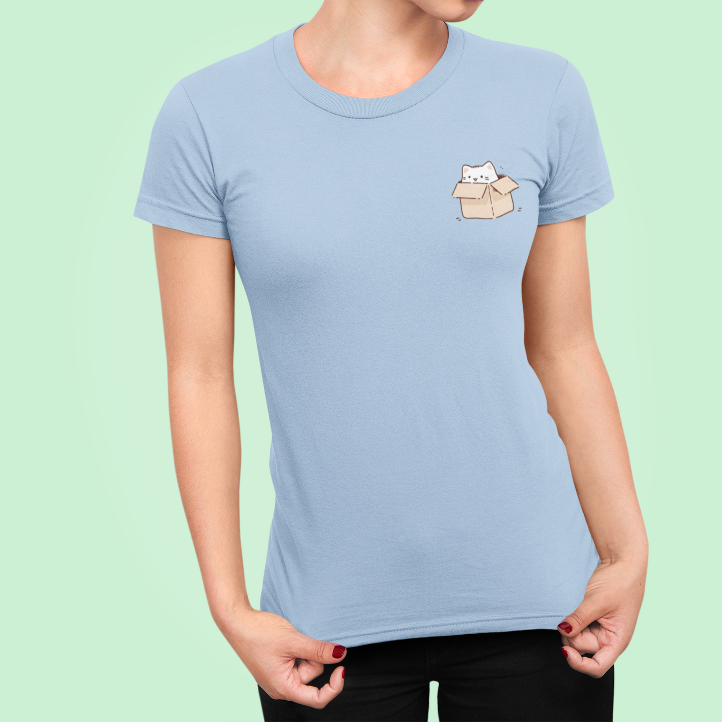 Inbox Kitty Women’s Slim Fit Tee