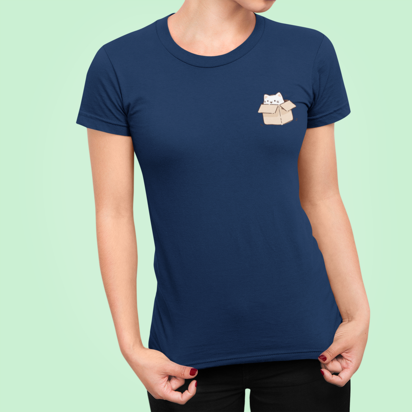 Inbox Kitty Women’s Slim Fit Tee
