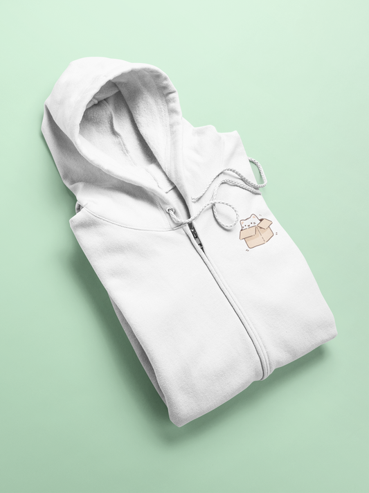 Inbox Kitty Zip Hoodie