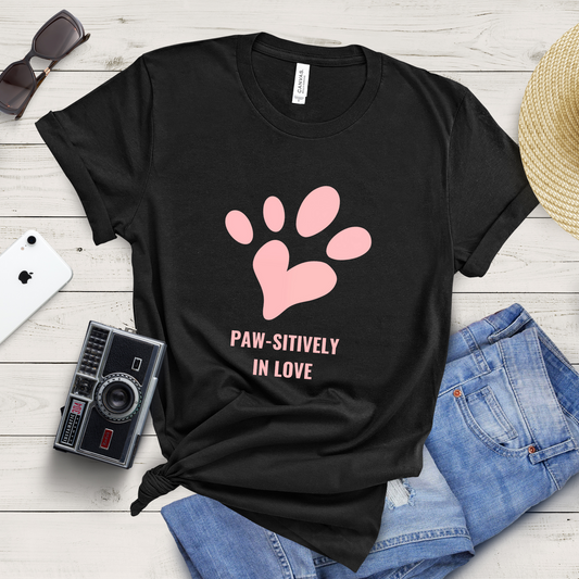 Paw-sitively in Love Tee