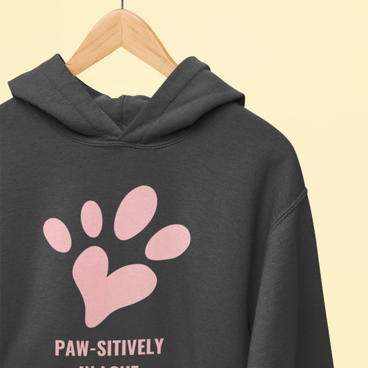 Paw-sitively in Love Hoodie