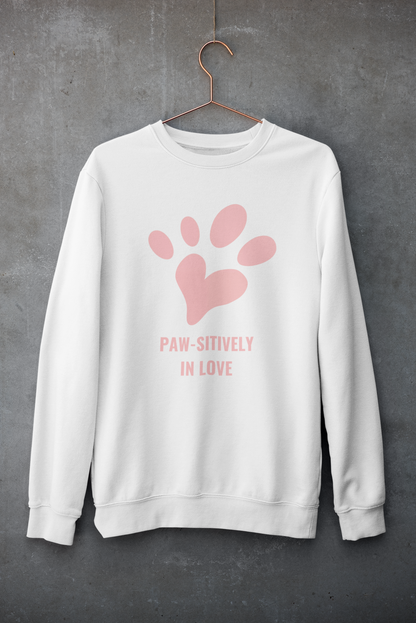 Paw-sitively in Love Sweatshirt