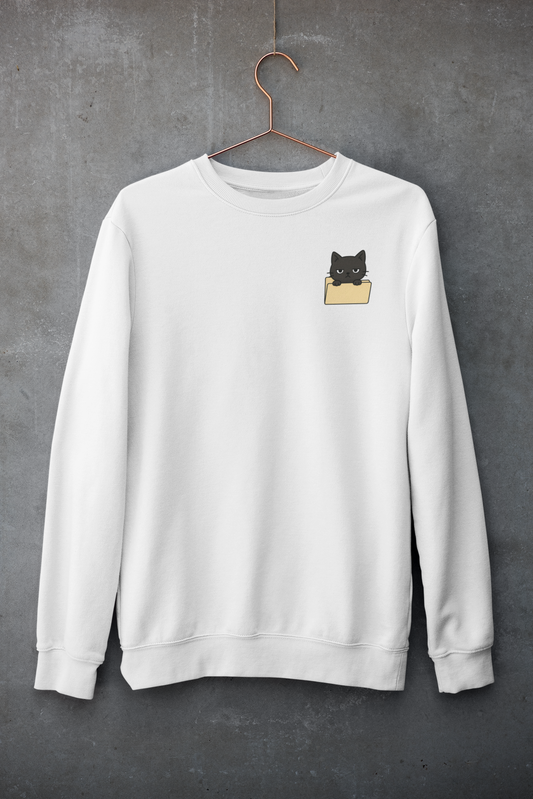Hidden Folder: Cat Inside Sweatshirt