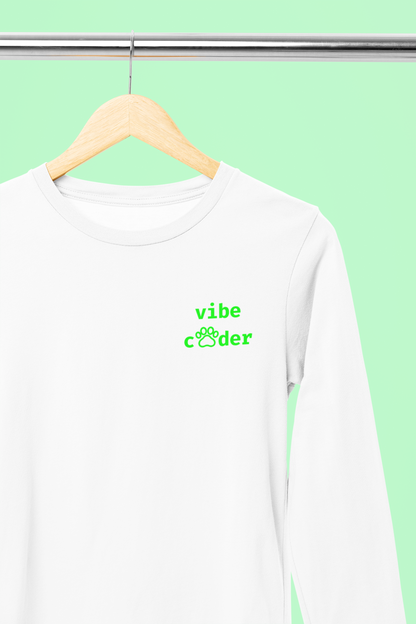 Vibe Coder (Paw Edition) Longsleeve Tee