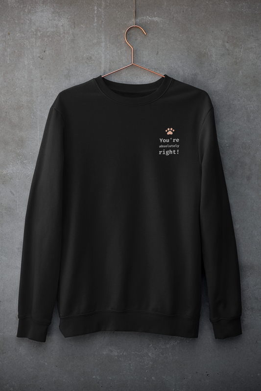 You're absolutely right! Sweatshirt